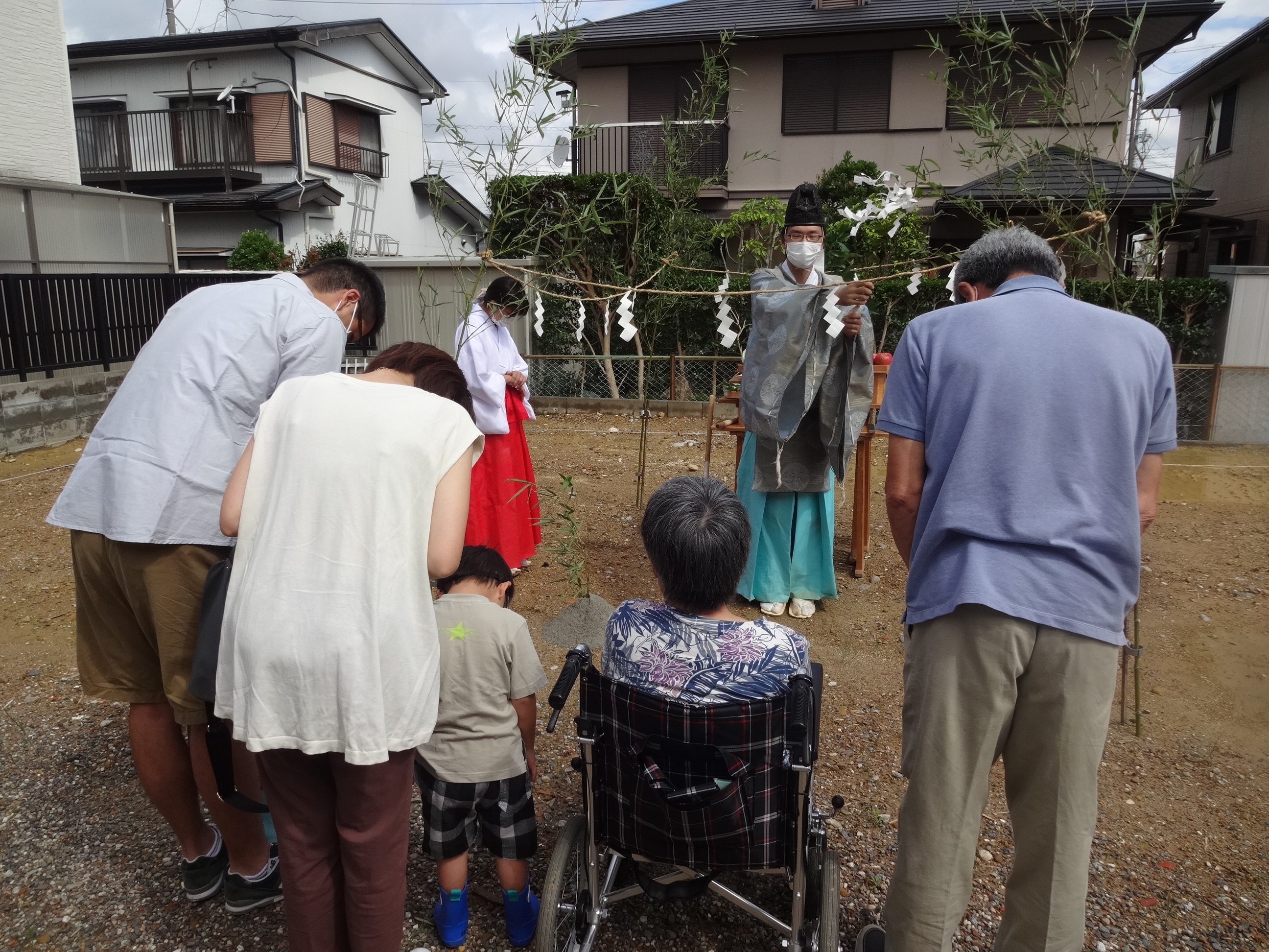 地鎮祭おめでとうございます！
