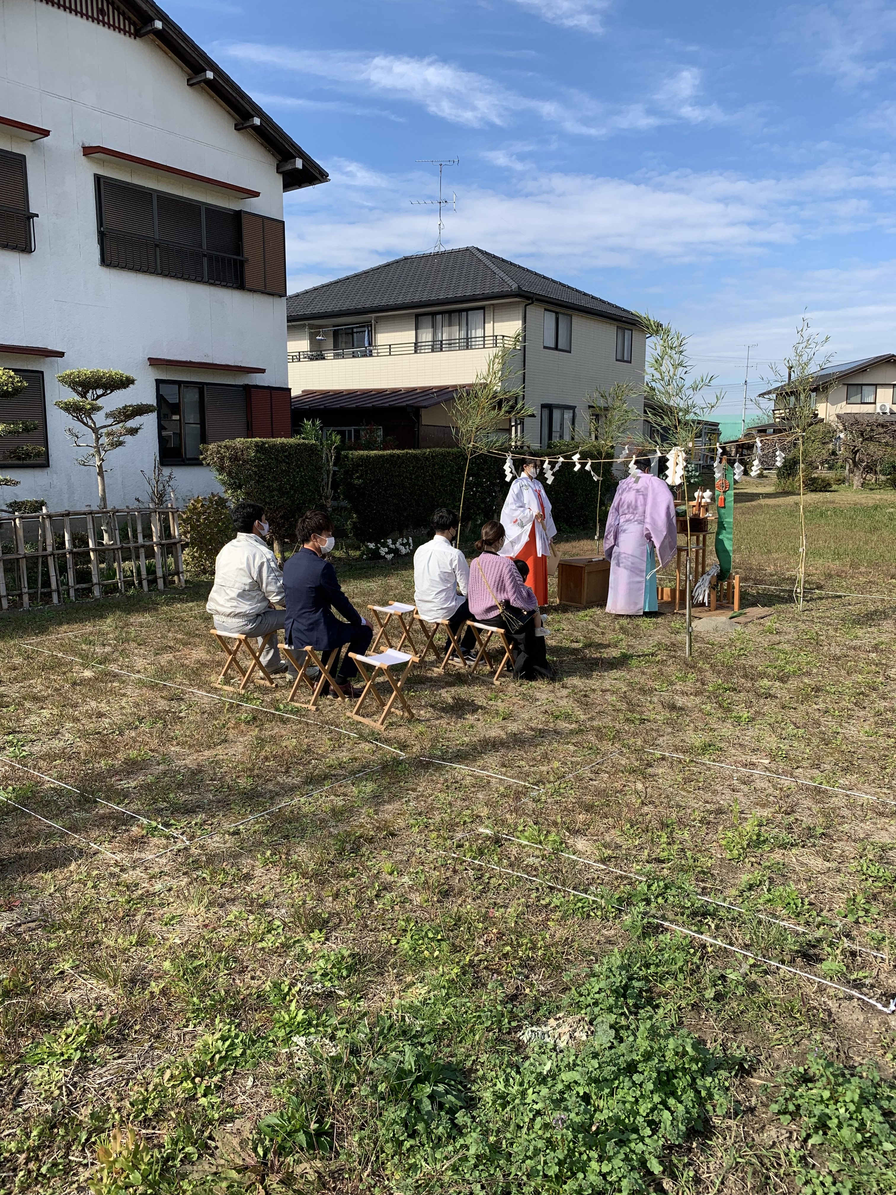 地鎮祭おめでとうございます！