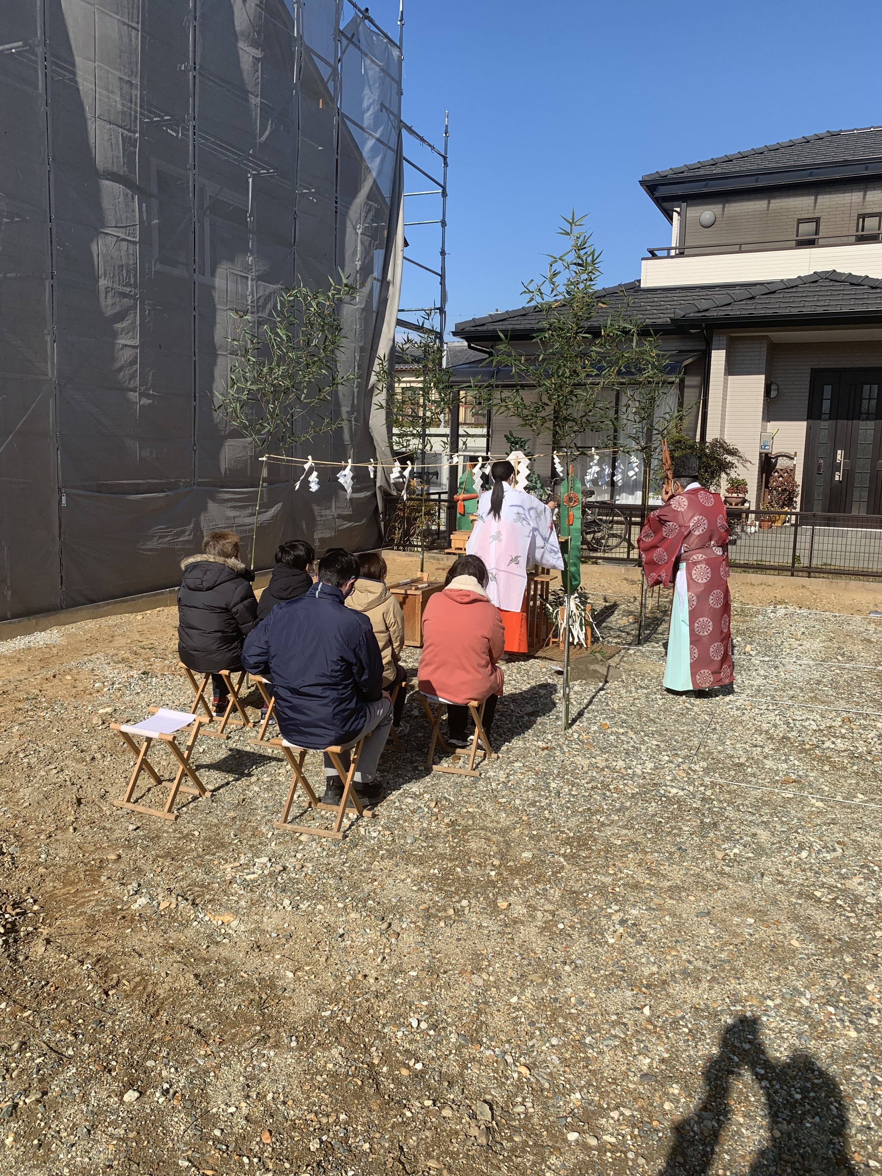 地鎮祭おめでとうございます！
