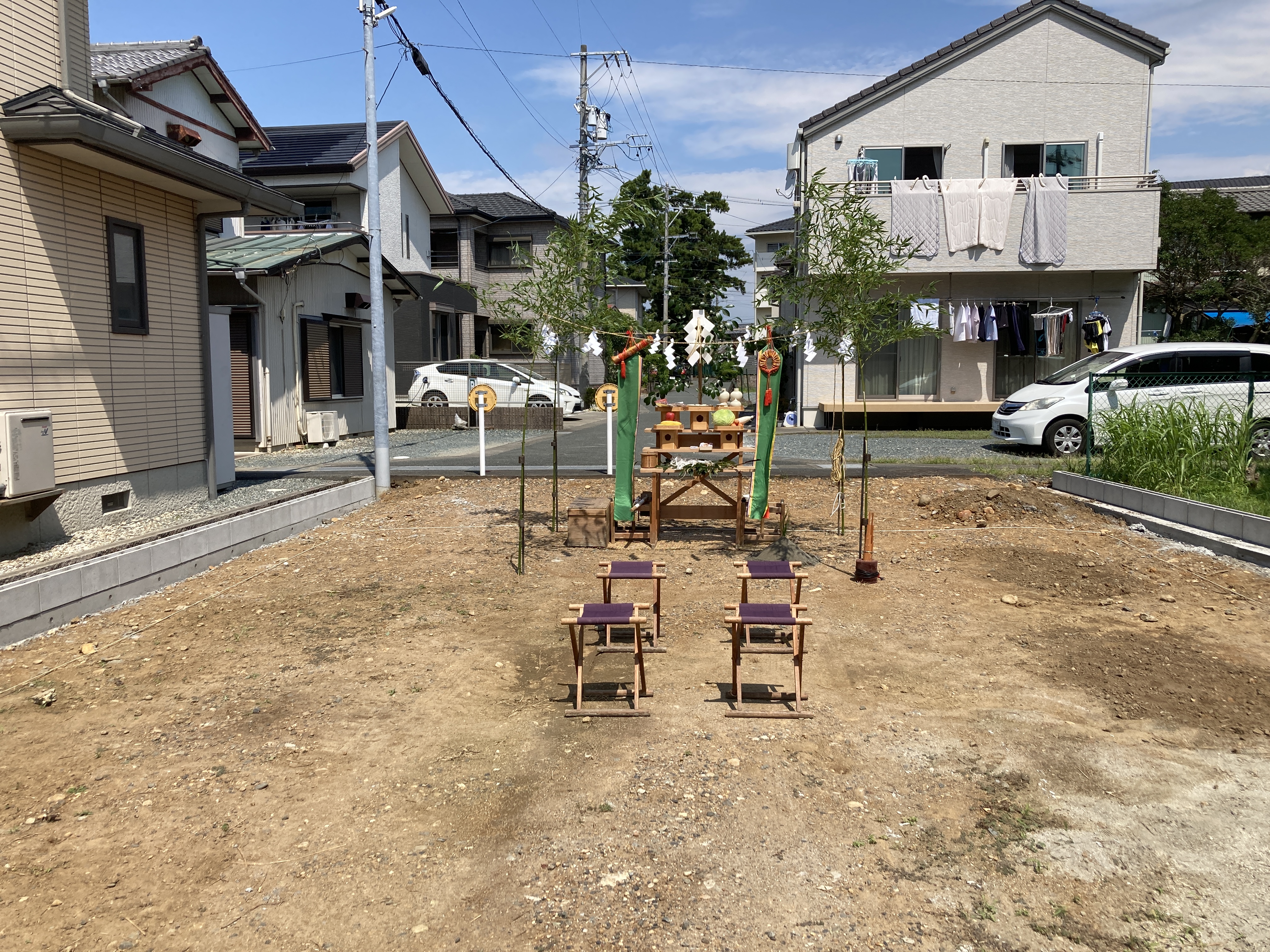 地鎮祭おめでとうございます！