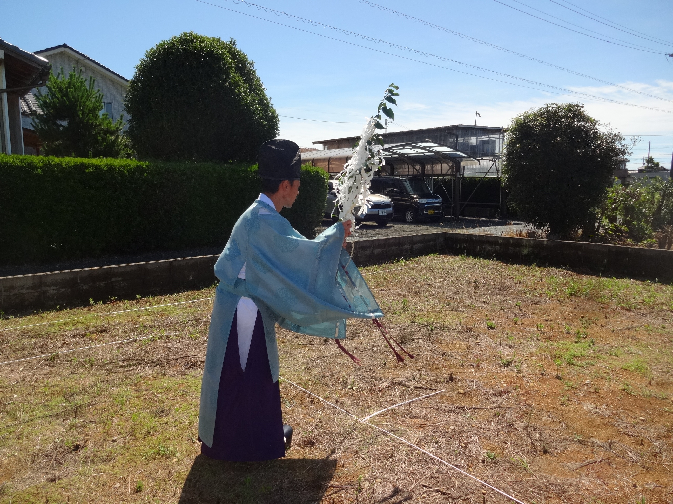 地鎮祭おめでとうございます！