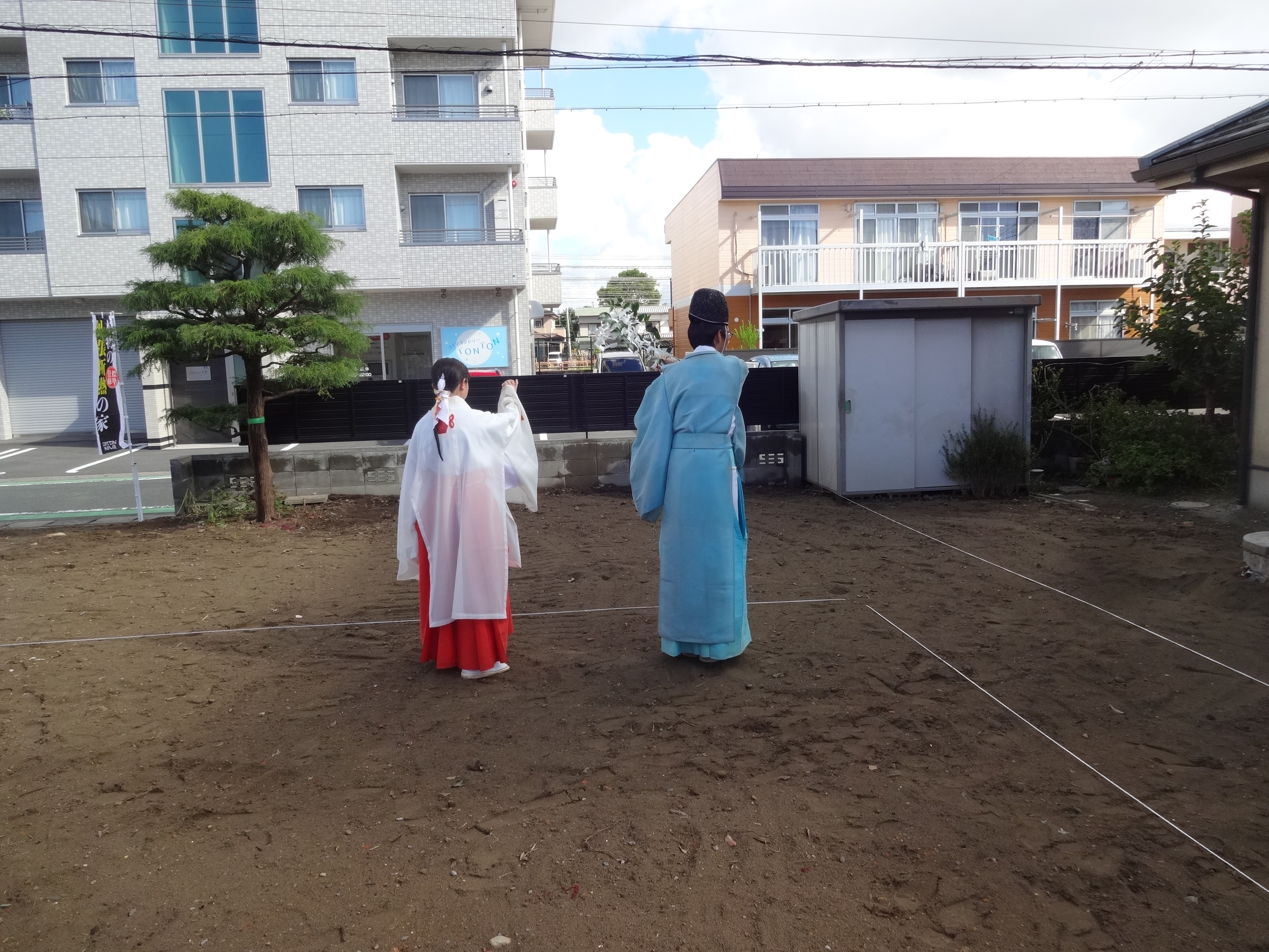 地鎮祭おめでとうございます！