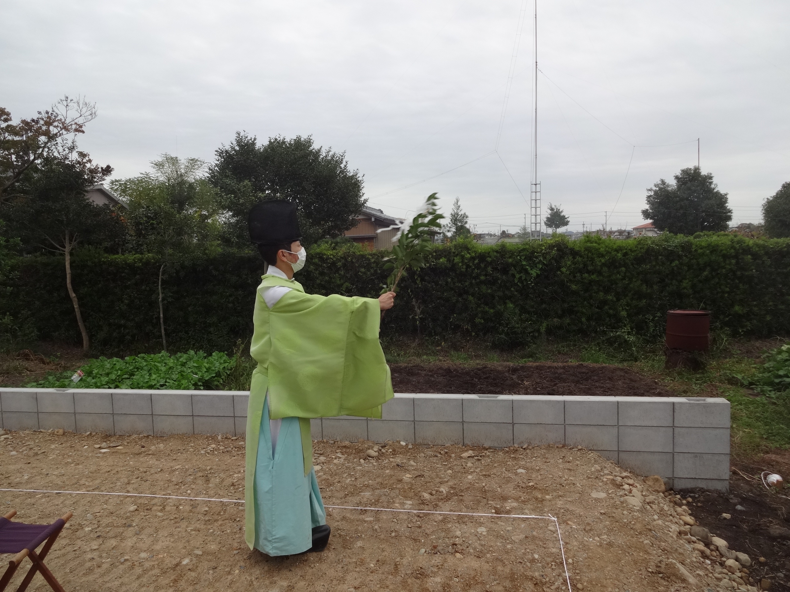 地鎮祭おめでとうございます！