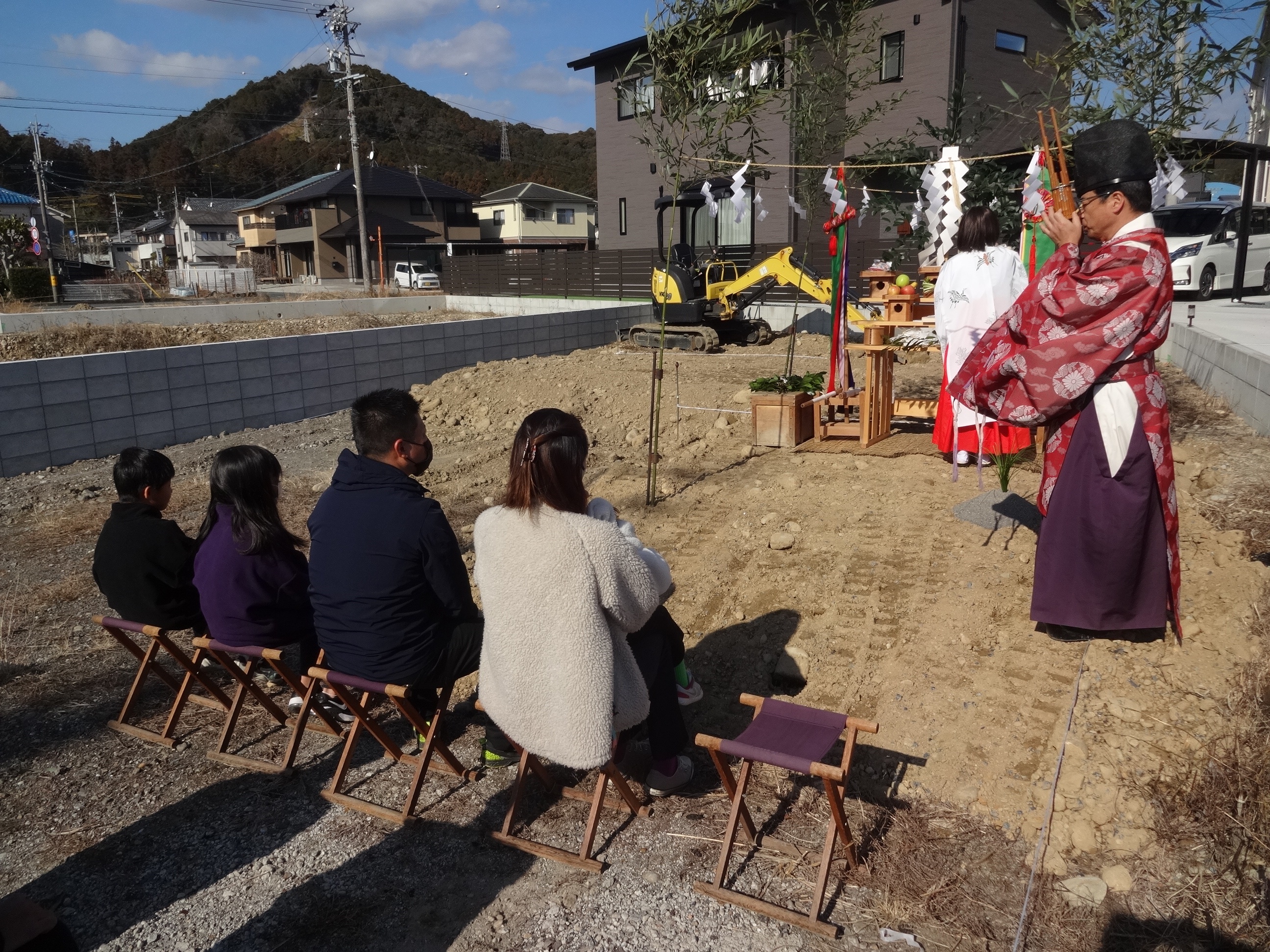 地鎮祭おめでとうございます！