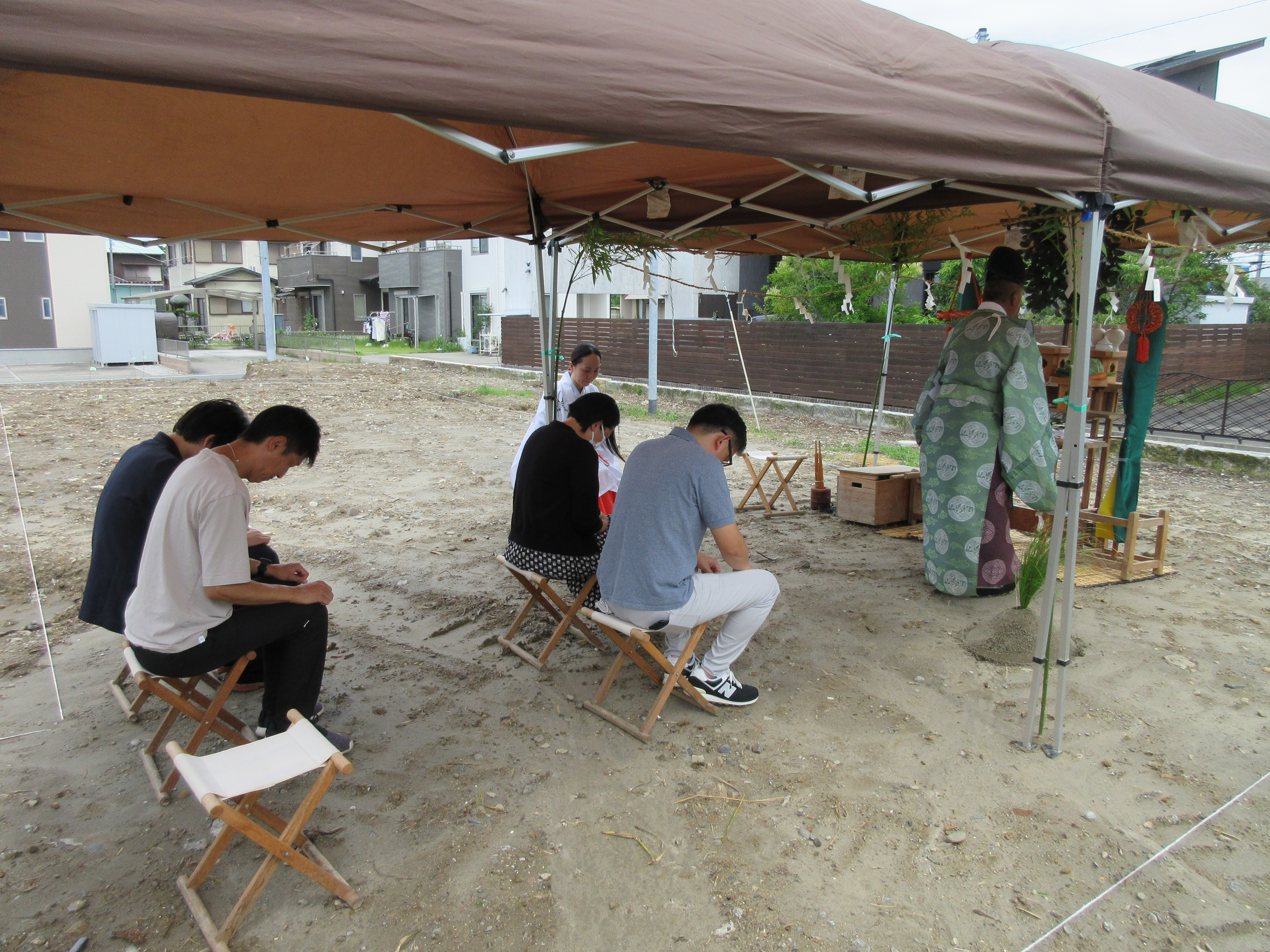 地鎮祭おめでとうございます