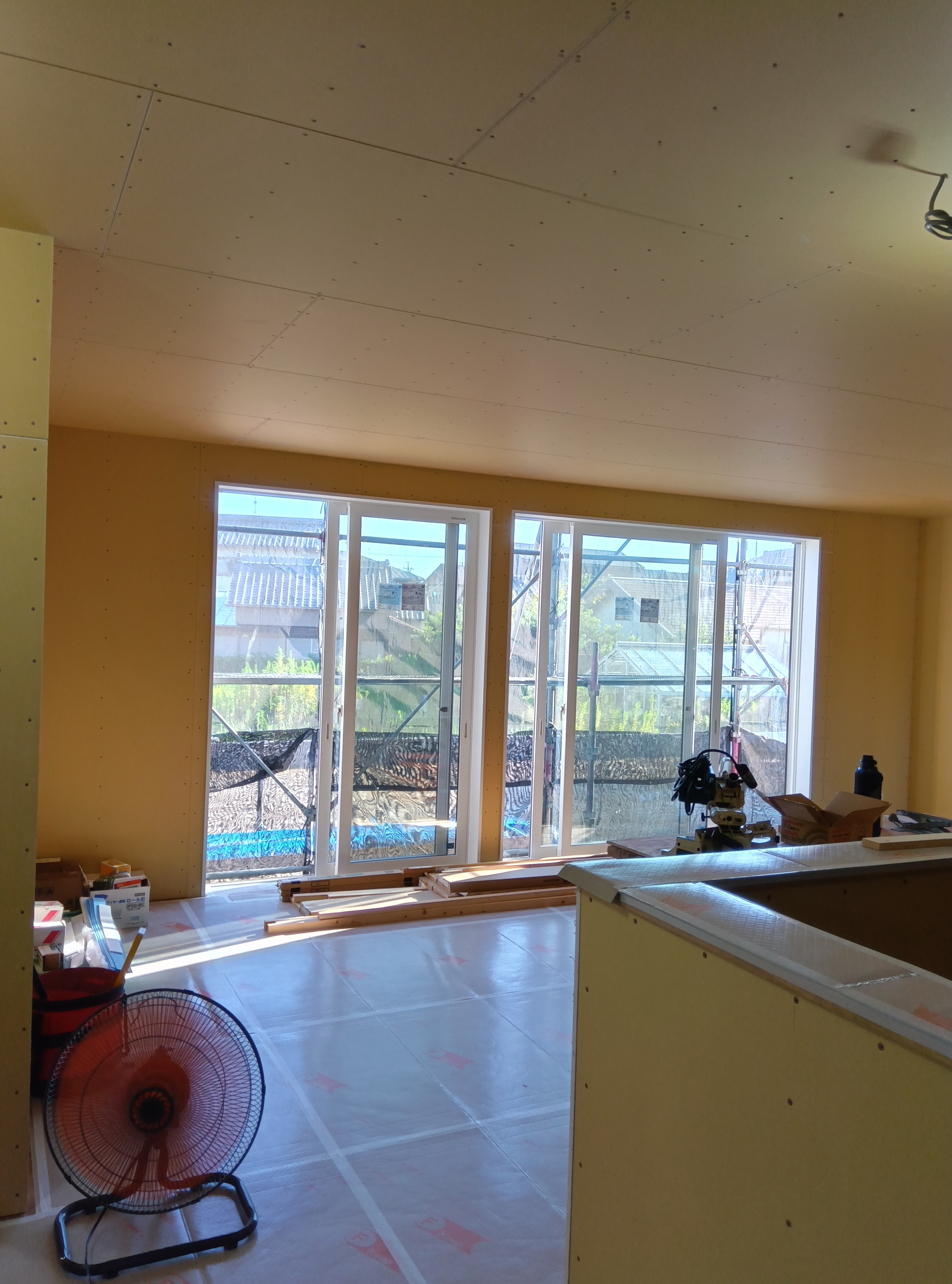 新モデルハウス建築中