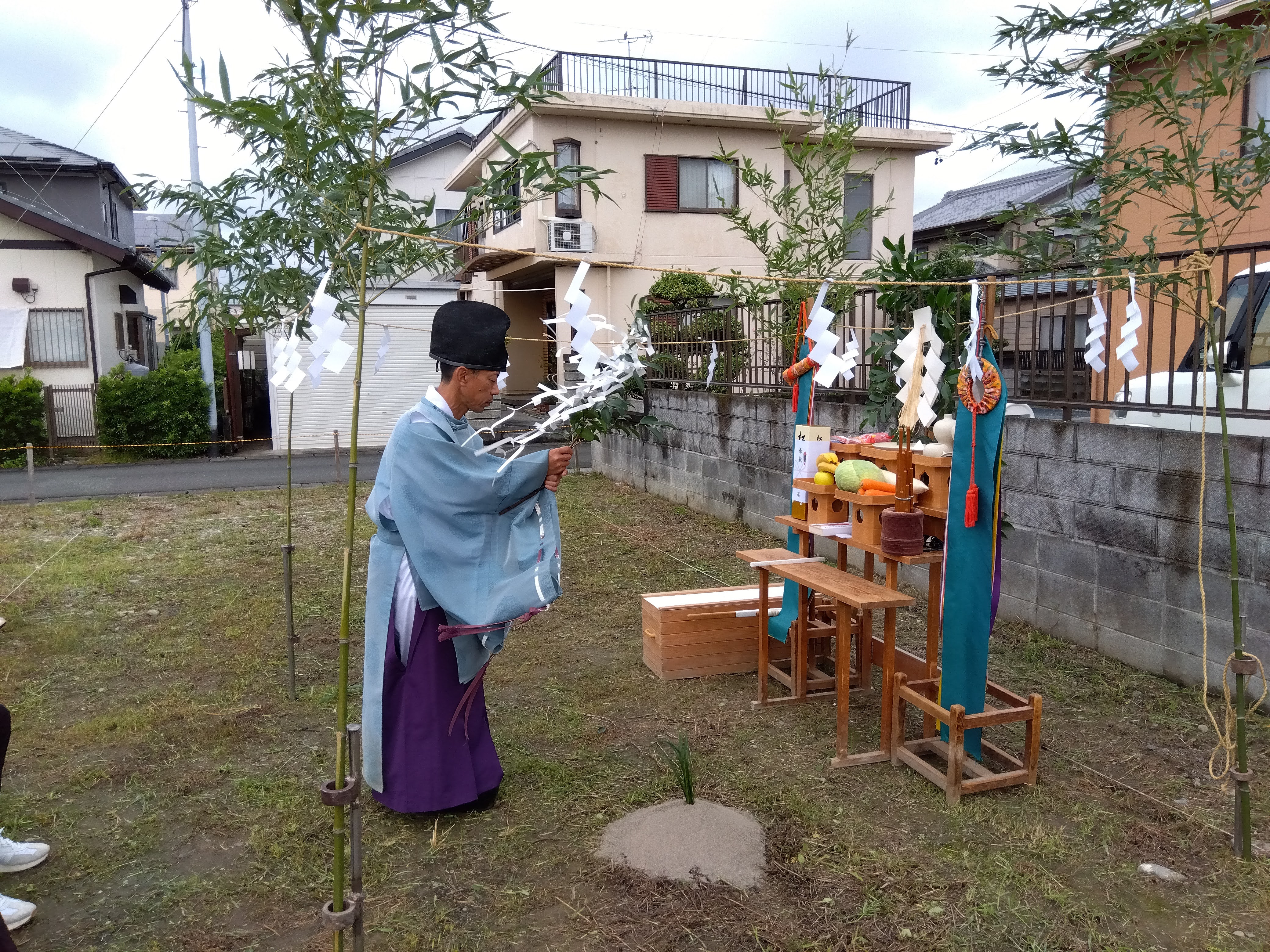 地鎮祭おめでとうございます！