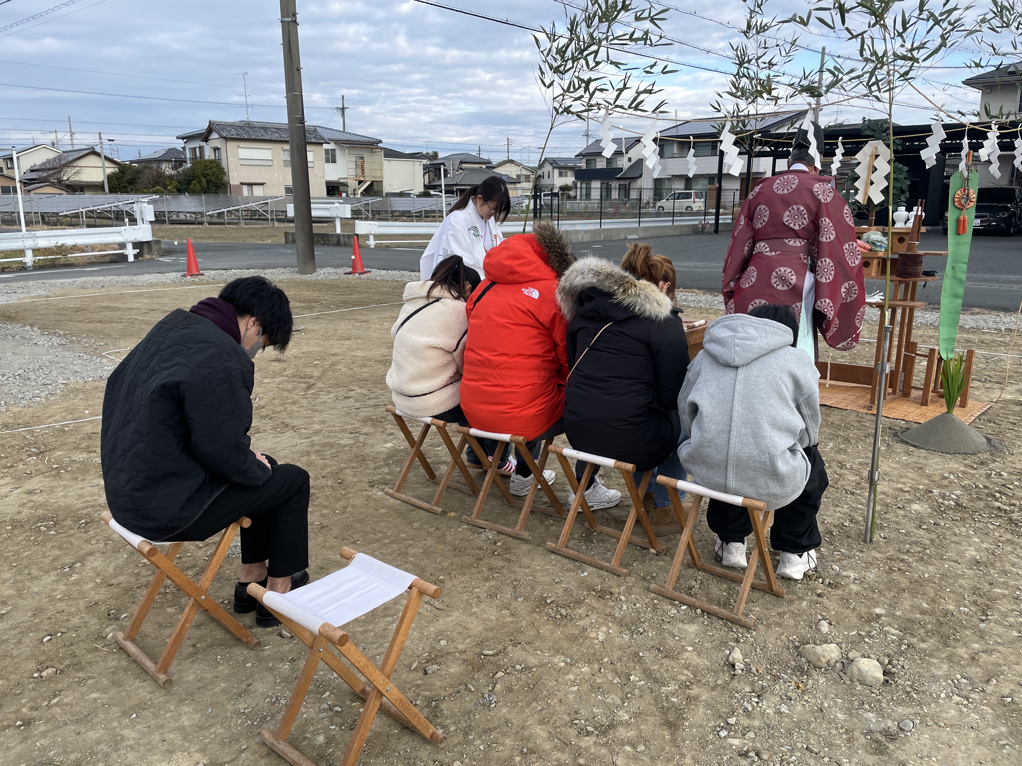 地鎮祭おめでとうございます