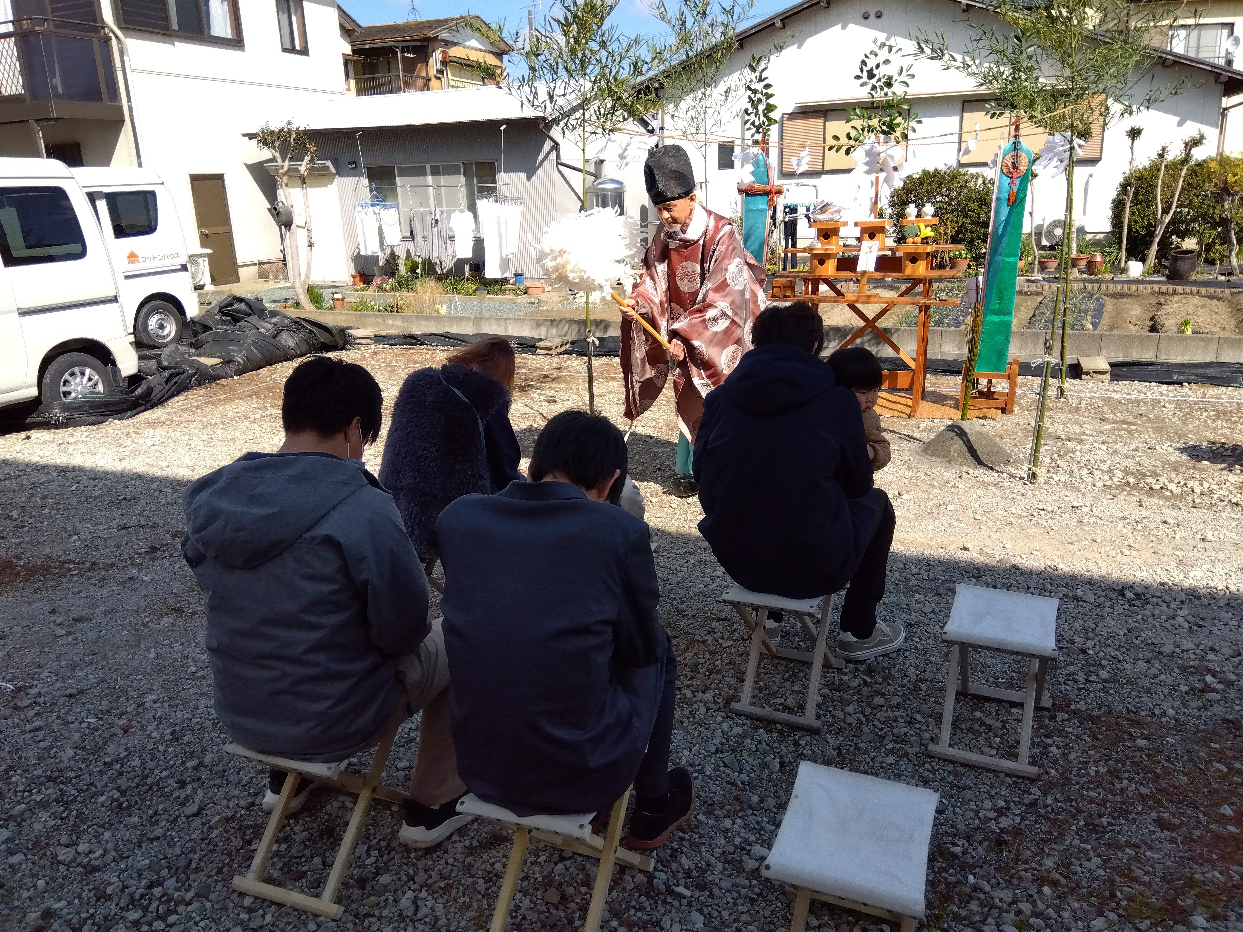 地鎮祭おめでとうございます！