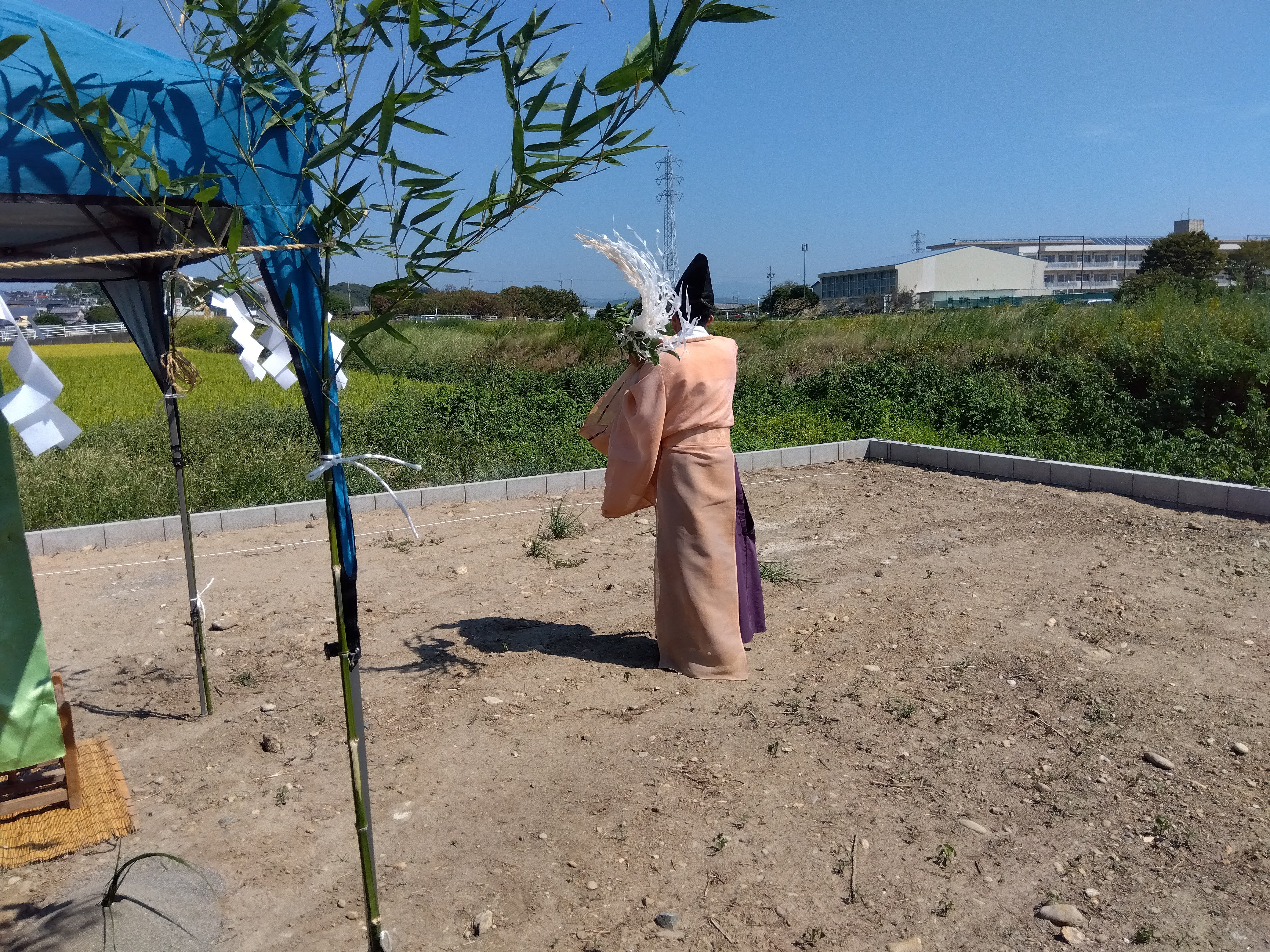 地鎮祭おめでとうございます！
