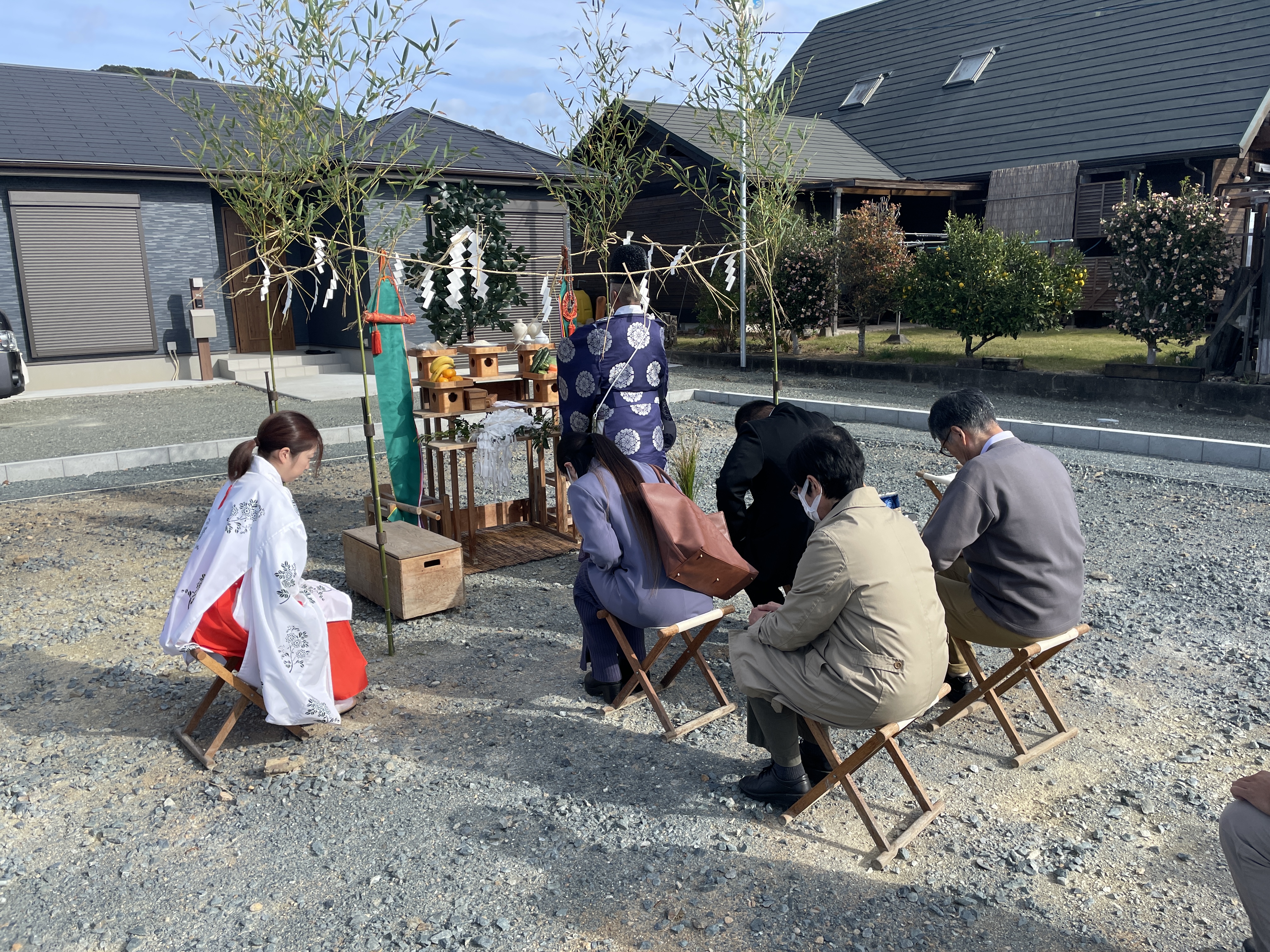 地鎮祭おめでとうございます