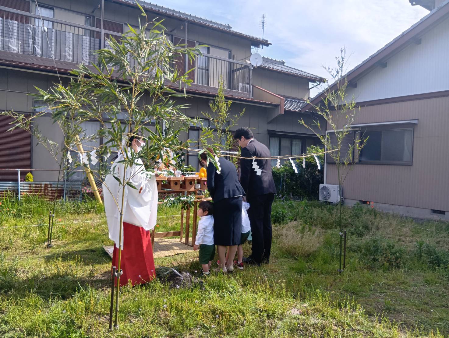 地鎮祭おめでとうございます！