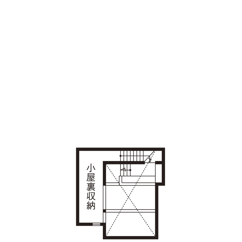 小屋裏間取り図