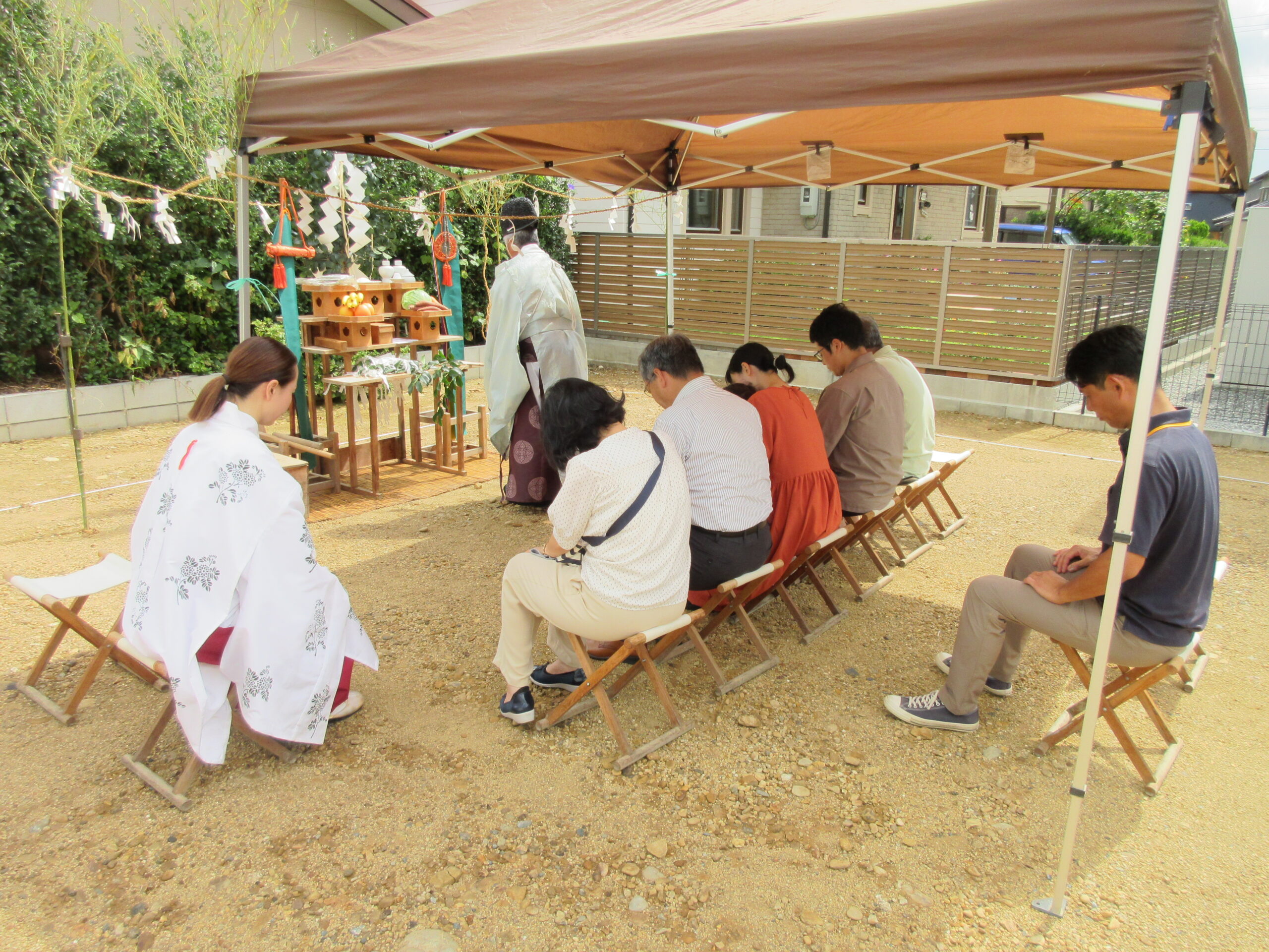 地鎮祭おめでとうございます