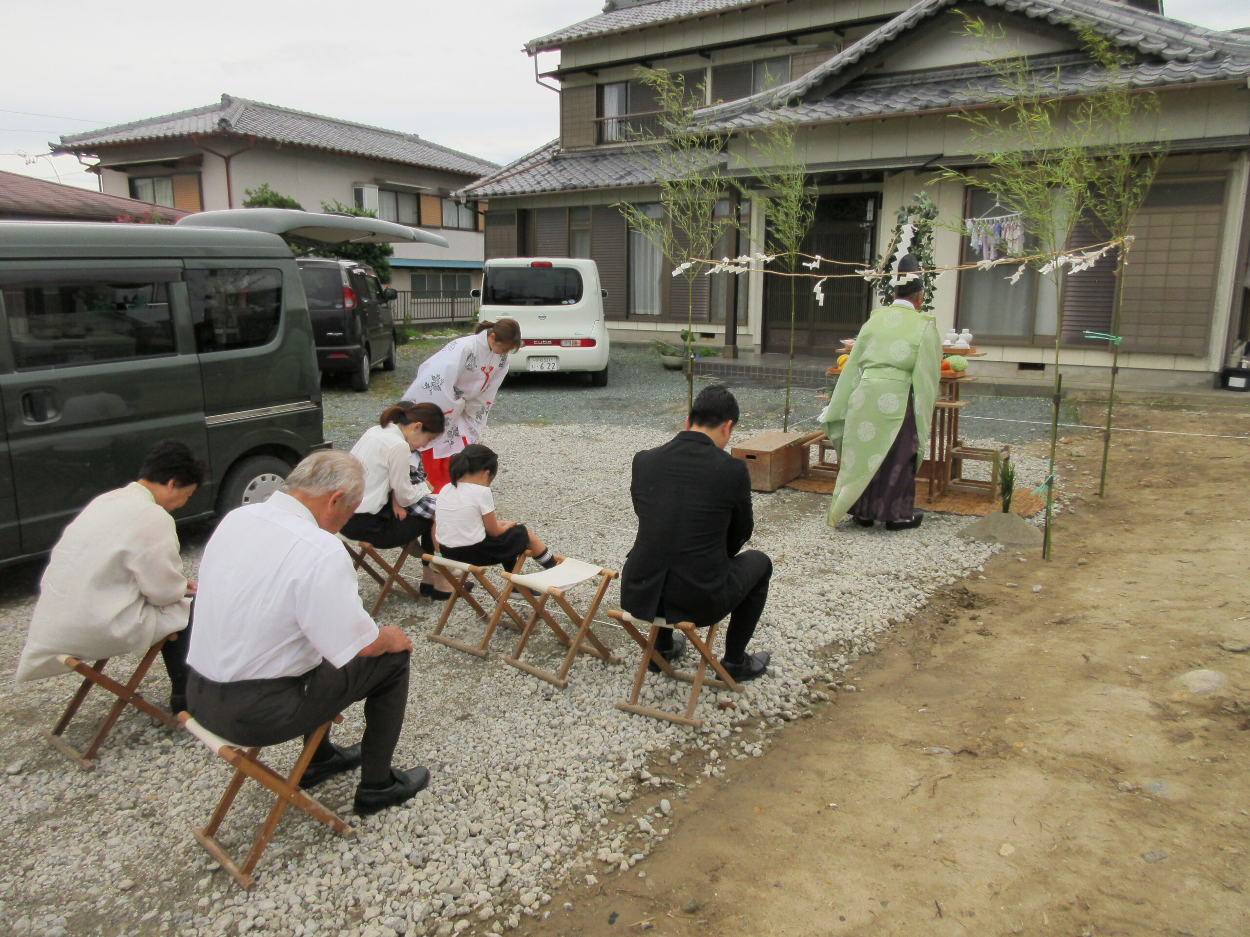 地鎮祭おめでとうございます