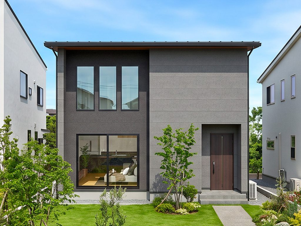 吹抜けのあるS CUBO2階建て　外観